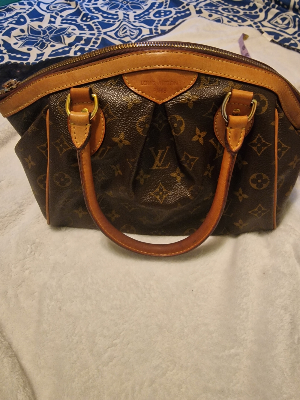 Louis Vuitton Tivoli Brown Monogram Canvas Satchel